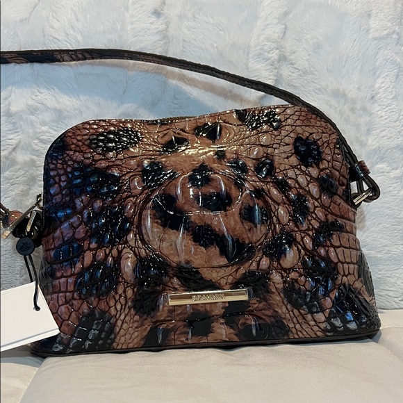 Brahmin Handbags - Brahmin Melbourne Collection Golden Lynx Amal Crossbody Bag